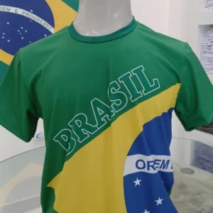 Camisa do Brasil bandeira